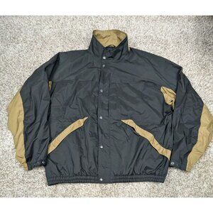 Footjoy Dryjoys Jacket Mens XL Full Zip Golf Windbreaker Long Sleeve Snap Button
